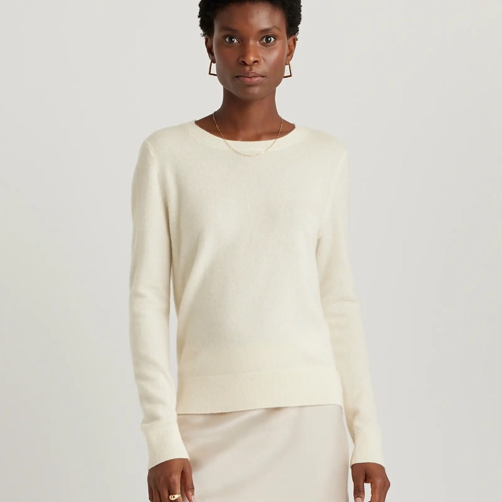 Quince Mongolian Cashmere Crewneck Sweater